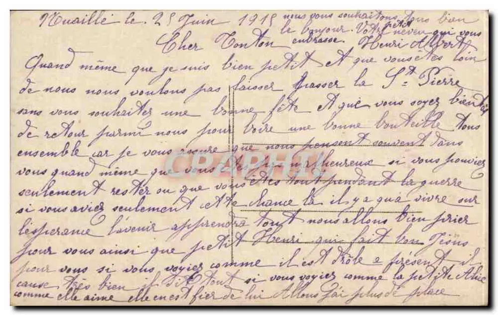 Kleine Mädchen mit einem Korb voll Rosen — Frohe Geburtstagsgrüße — Masel, n°630 - Rückseite