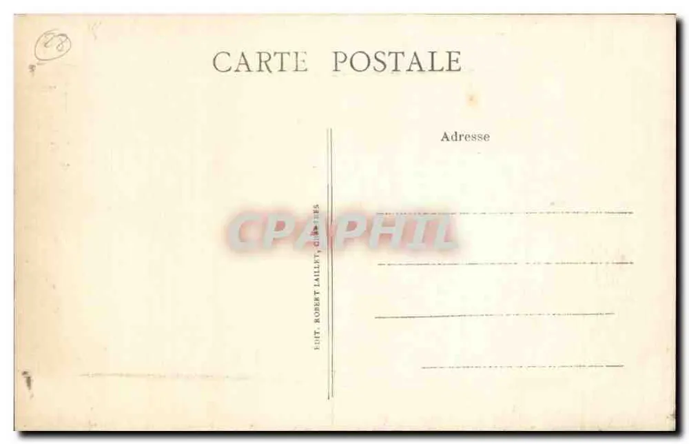 Chartres — Flechas da Catedral — Editor Robert Laillet, Chartres - Verso