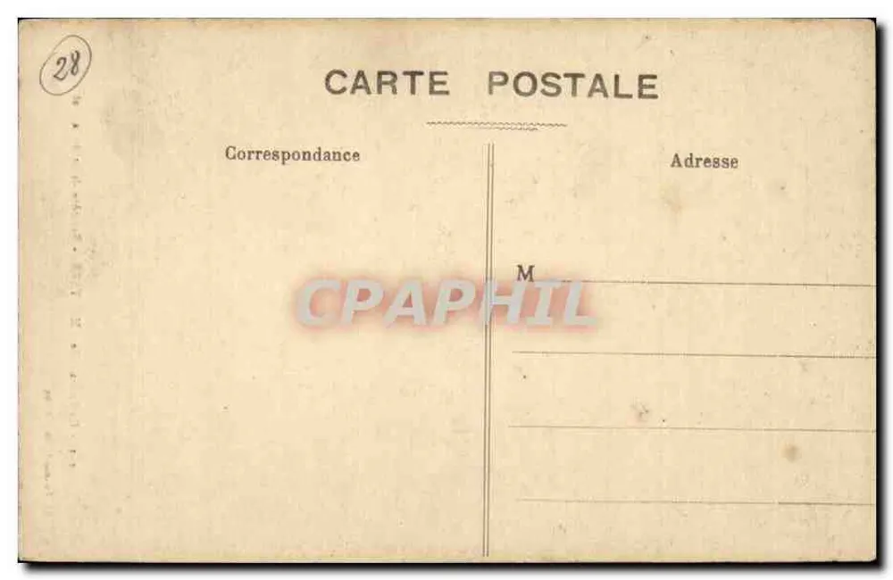 Catedral de CHARTRES — Bas-côté direito da Nave — Ch. Faucault, editor, Dreux - Verso