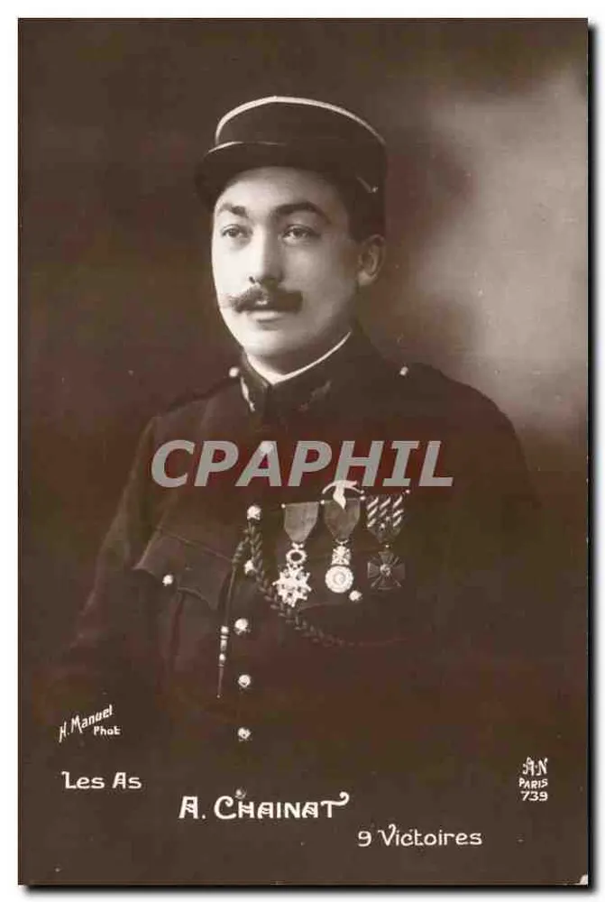 A. Chainat — 9 Victoires — H. Manuel Phot, París 739 - Anverso