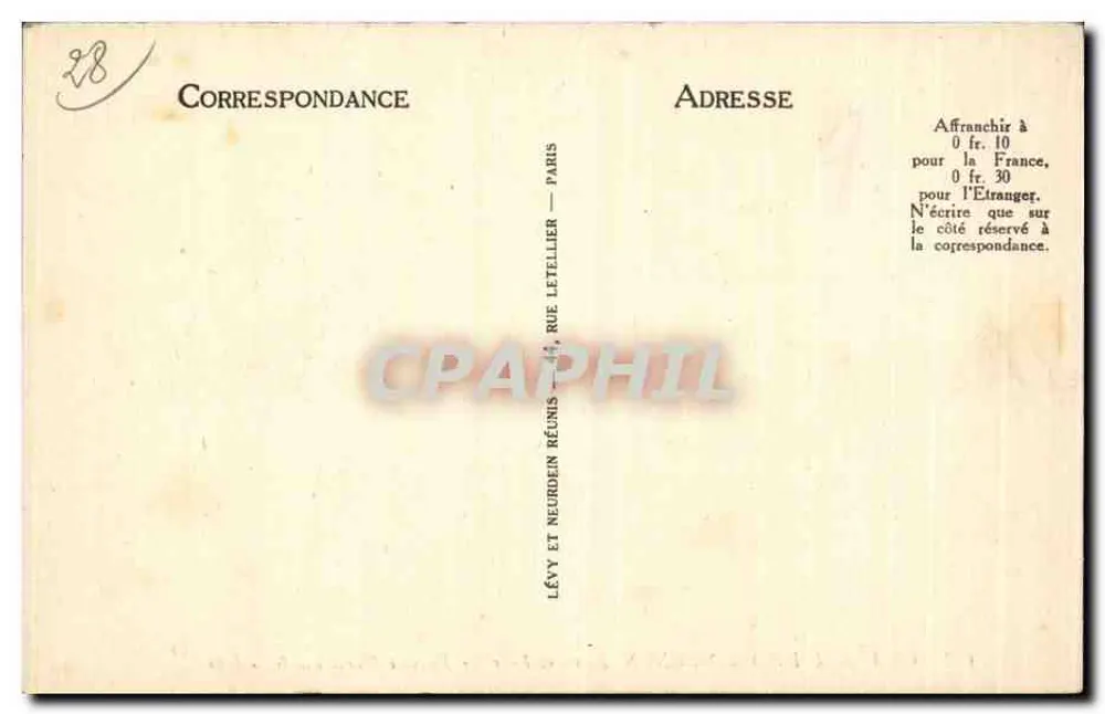 Castelo de Maintenon (Eure-et-Loir) — Fachada Meridional — ND - Verso