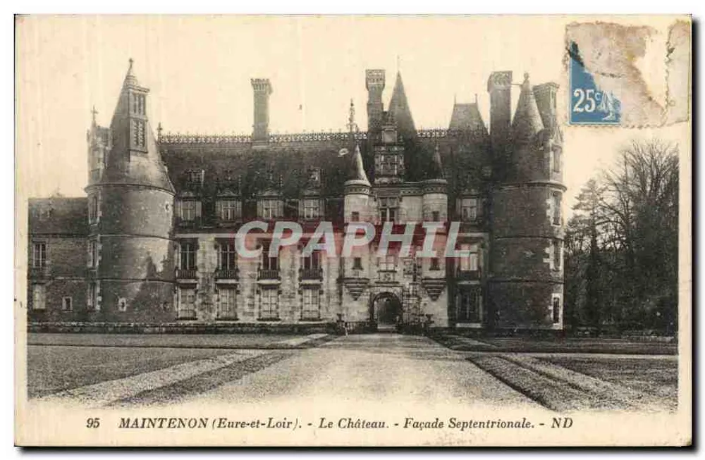 Maintenon (Eure-et-Loir) — Schloss — Nordfassade — ND - Vorderseite