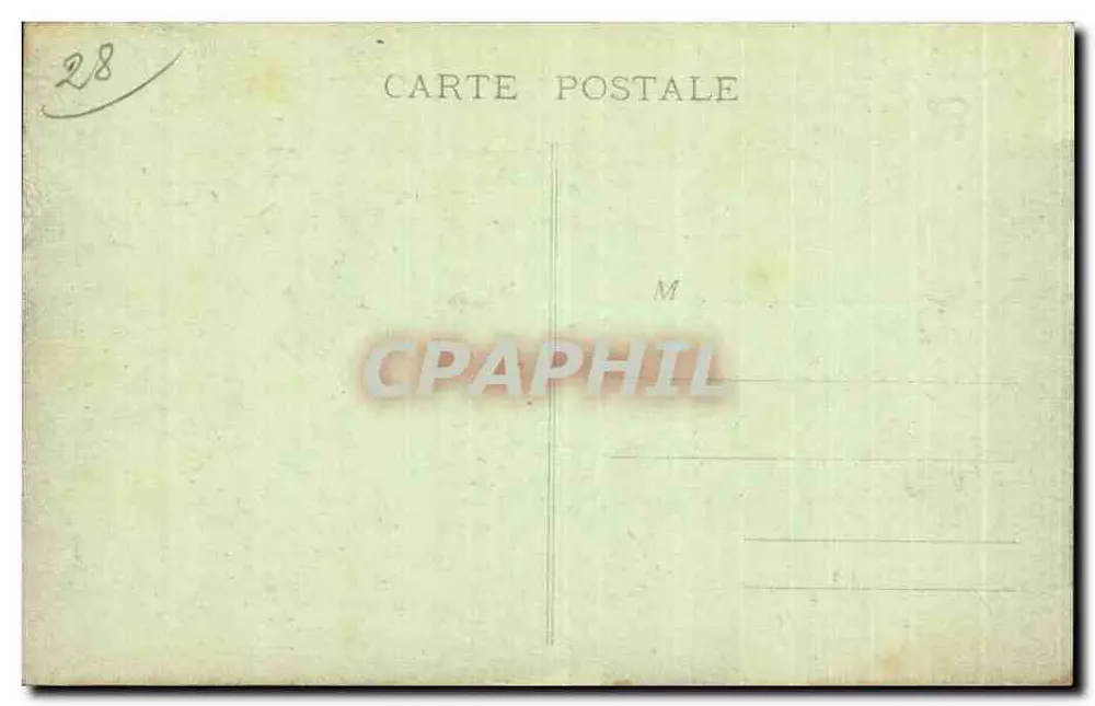 Aqueduto de Maintenon — ruínas de um aqueduto começado sob Luís XIV — editor E.-et-L., n° 528 - Verso
