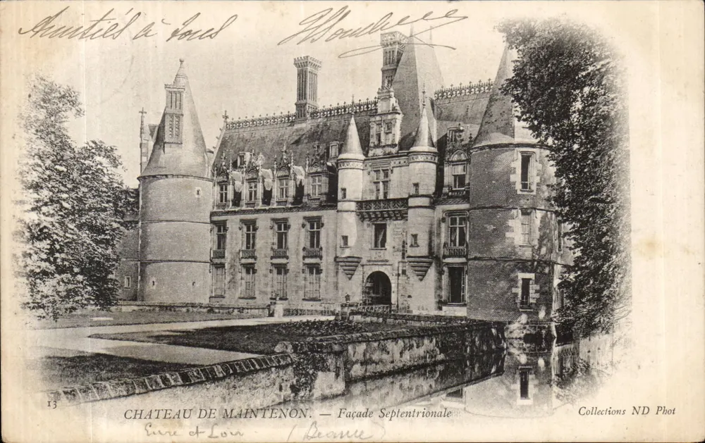 Castelo de Maintenon — Fachaça Septentrional — Coleções ND Phot - Frente