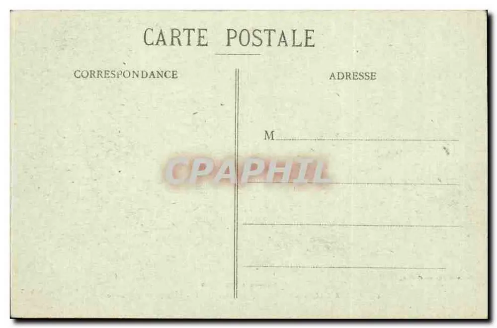 Courcelles-Epayelles, nahe Montdidier — Die Kirche und der Friedhof — Vignal à Auzers (Cantal), Nr. 117 - Rückseite