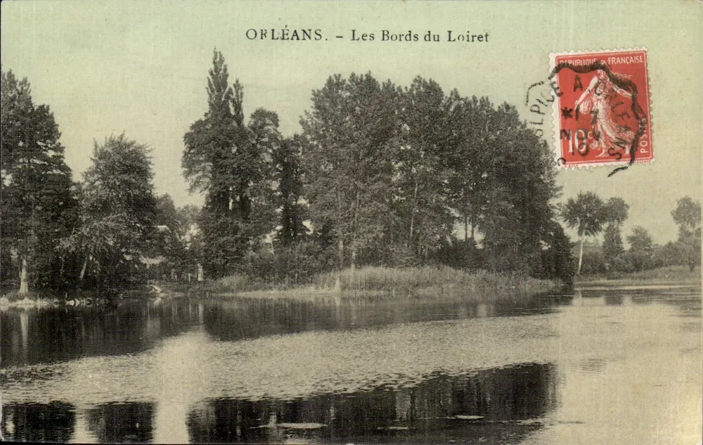 Orléans — As Margens do Loiret — Editor não identificado, número de série não visível - Frente