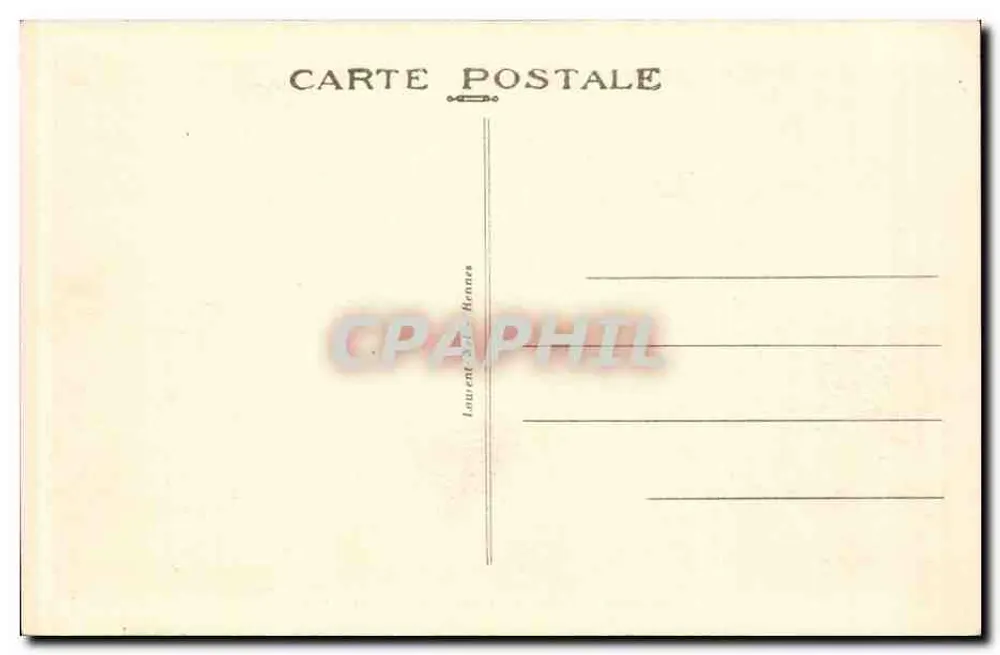 Rennes — Place de la République und Rue d'Orléans — Verlag Continental, Nr. 730 - Rückseite