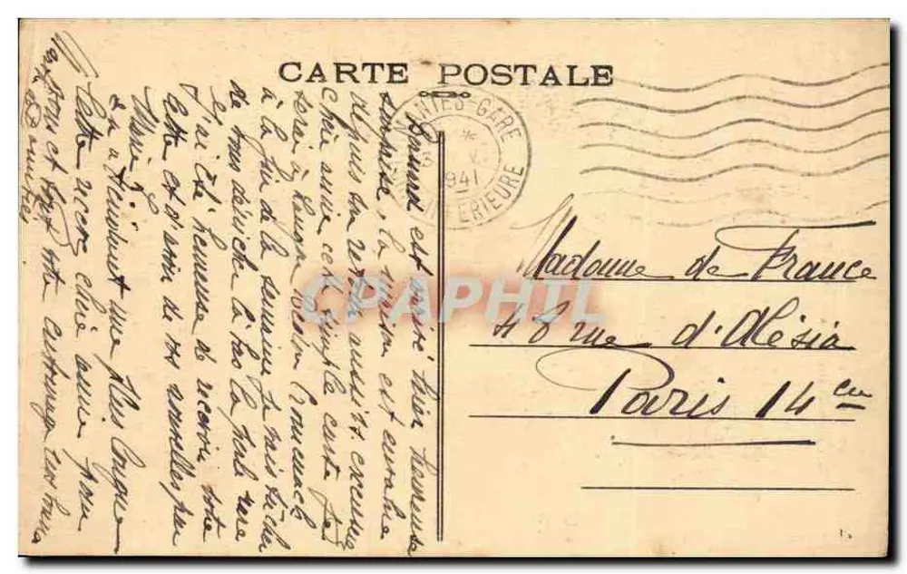 Rennes (Ille-et-Vilaine). A Casa de Duguesclin. — Editor: 'Bull. de la Maison de Duguesclin' - Verso