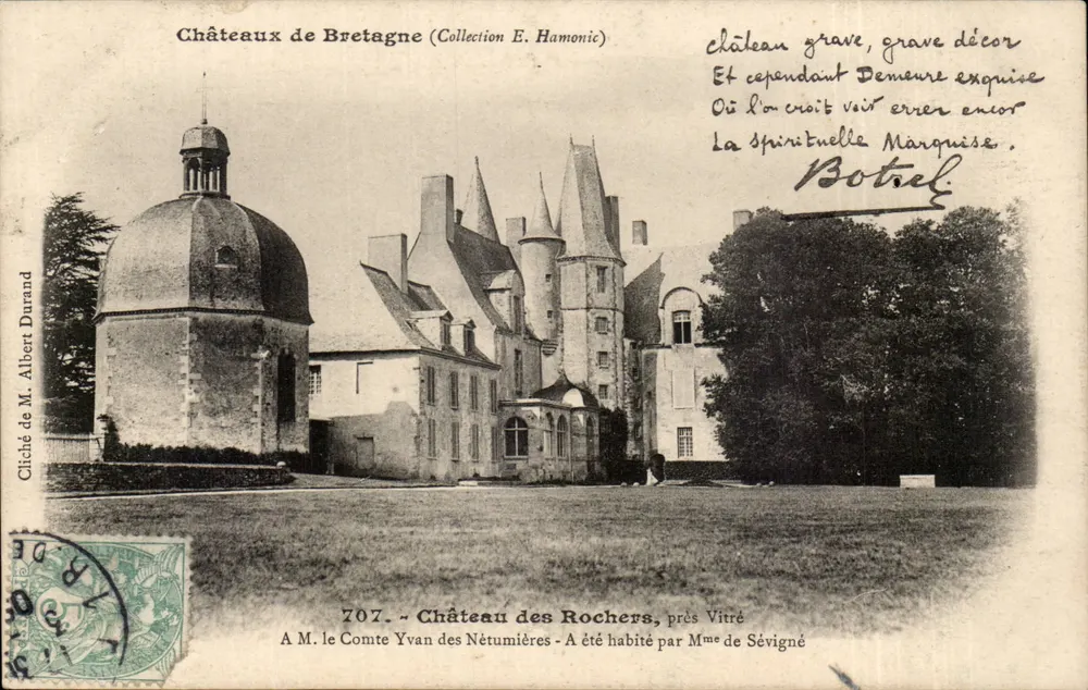 Castello dei Rochers, vicino a Vitré — Collezione E. Hamonic — Scatto di M. Albert Durand - Recto