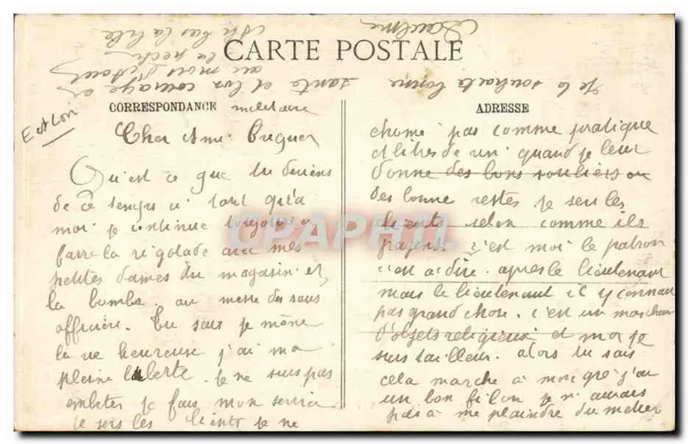 Chartres - O Pont-Neuf — vista do ponte e da catedral — Ch. Foucault, editor, Dreux, n°14 - Verso