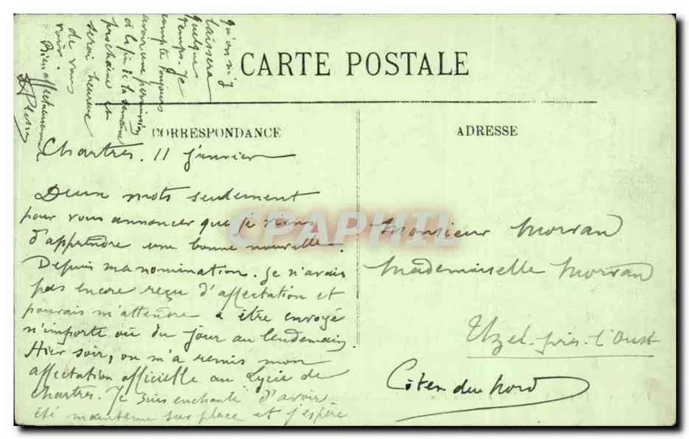 Chartres — Aufnahme vom Pont des Trois-Moulins — LL, Nr. 159 - Rückseite