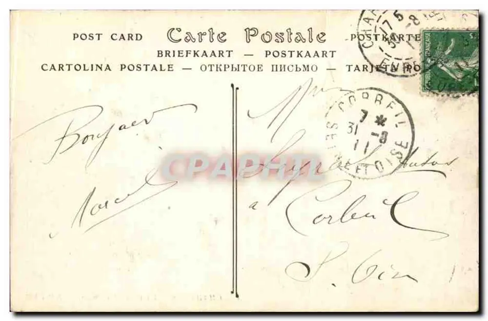 Chartres — A Porta Guillaume — Editor Fect Billard, n°4 - Verso