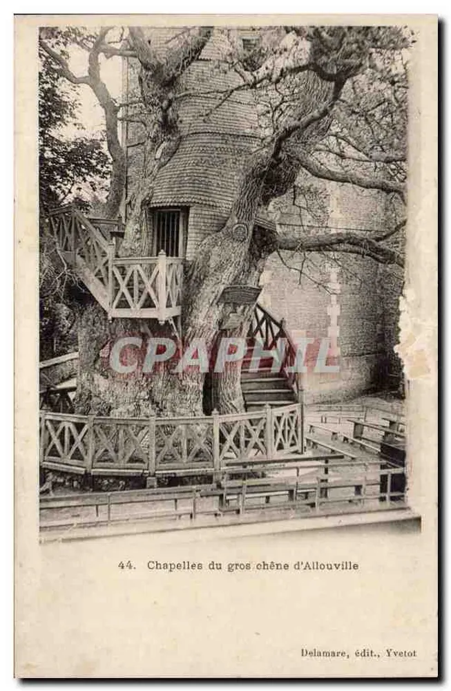 Chapellen des großen Baumes von Allouville — Delamare, Verlag, Yvetot - Vorderseite