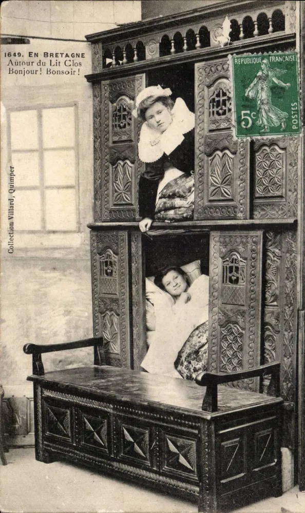 In der Bretagne — Um den Lit Clos — Sammlung Villiard, Quimper - Vorderseite