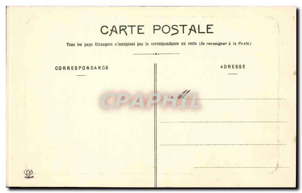 Toulouse - Facha de Museo - Rue d'Alsace-Lorraine — Phototypie Labouche Frères, Toulouse - Reverso