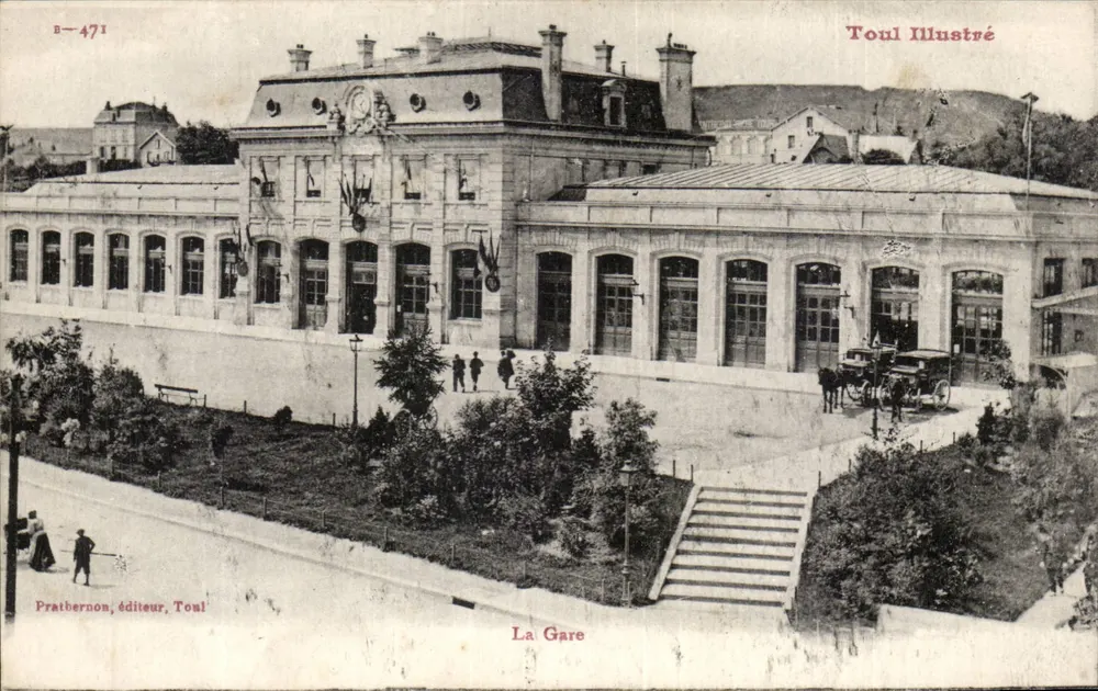 A Estação — Toul — editor Pratbernon, Toul - Frente