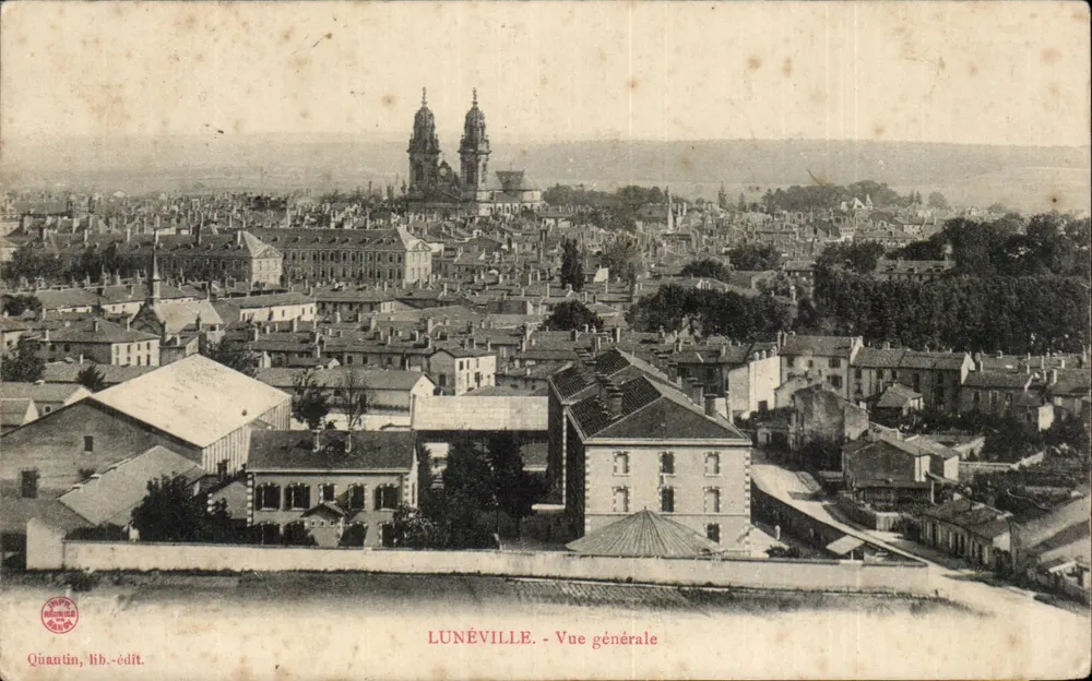 Lunéville - Vista geral — Quantin, livr.-edit. - Frente