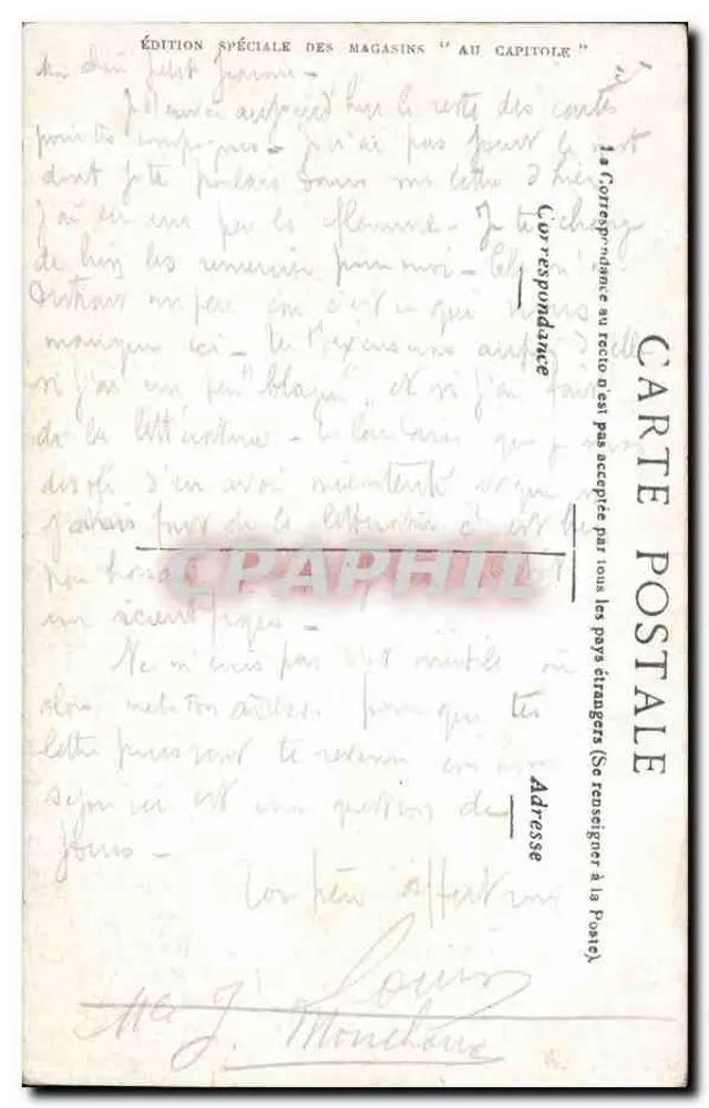 Toulouse — O Donjon — Staerck, Paris - Verso