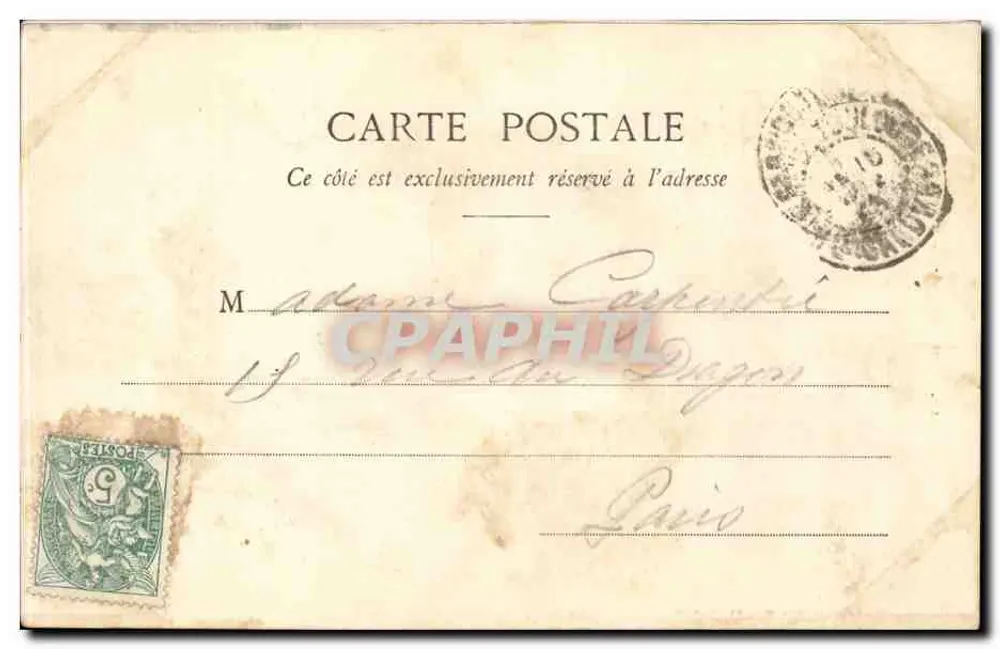 Toulouse - Kathedrale Saint-Étienne — Verlag: Claudet, Toulouse, n°19 - Rückseite