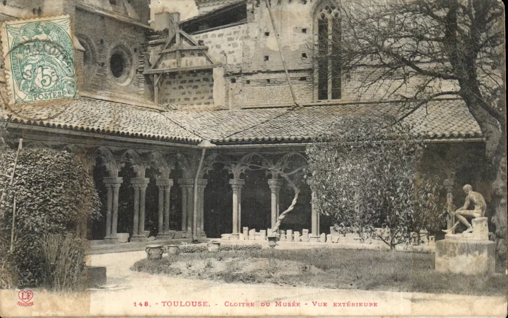 Toulouse - Cloître do Museu - Vista externa — editor LF Toulouse, n° 148 - Frente