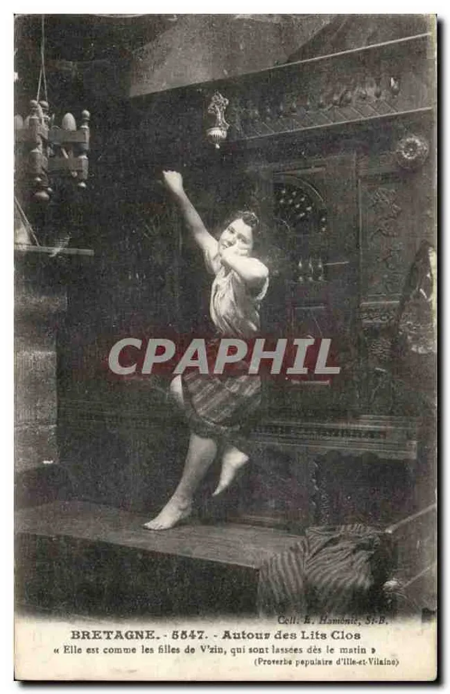 Bretanha - 5547 - Ao redor dos Lits Clos - Cellier, E. Hamonia, St-B. - Frente