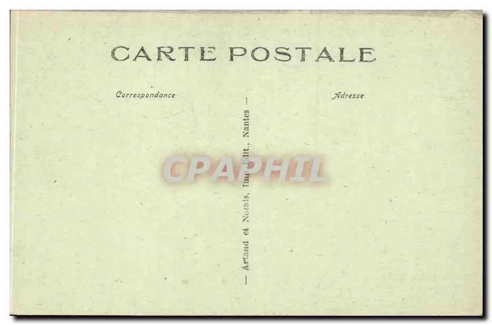 Um die geschlossenen Betten der Bretonen — Ein Hüttenhaus und ein Herz Hier ist wahre Glückseligkeit! — Artaud et Noëlaïs, Nantes - Rückseite