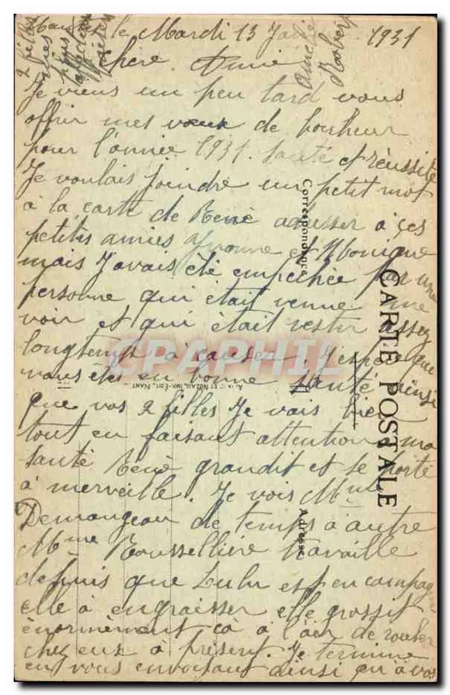 Bretagne-Innenraum — Der Kuss der Liebe — Verlag Auteür des lits bretons, n°75 - Rückseite
