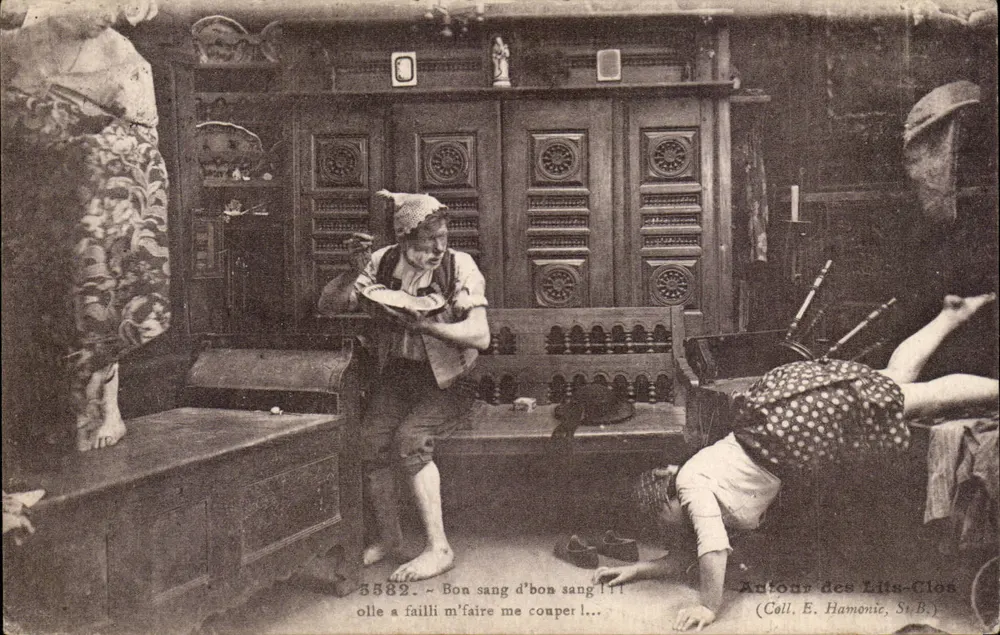 Cena de vida interior — 'Bon sang d'bon sang !' — Artour des Lits-Clos (Coleção E. Hamonie, St B.) - Frente