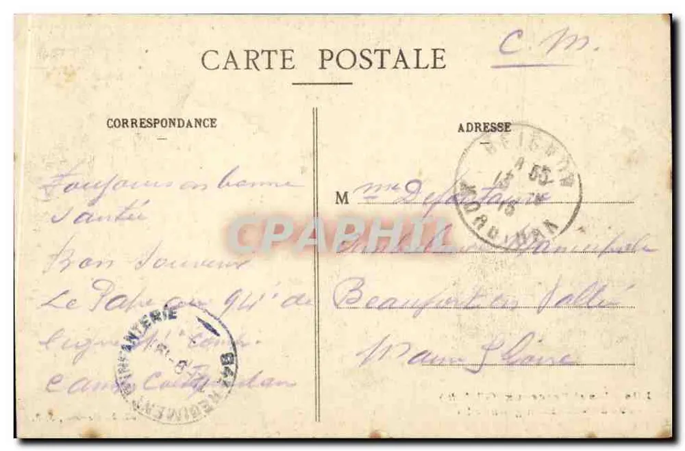 Lits-Clos e Berceaux — « Maman gronde ! » — Coll. E. H. / Coll. E. Haméni, Sr-B. - Verso
