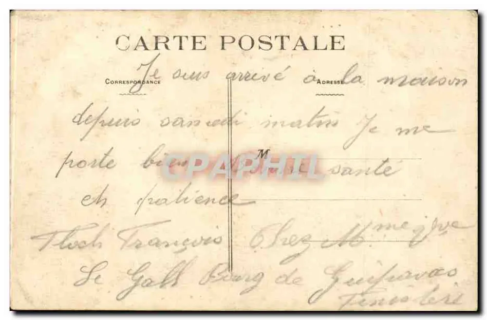 Bretagne — Die Stunde des Sonnenuntergangs — Coll. E. Hamonie - St-B. n° 4863 - Rückseite