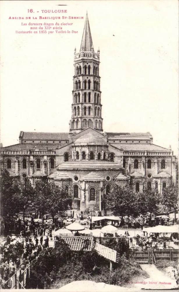 Toulouse - Apsis der Basilika Saint-Sernin — Verlag Cabouche Frères, Toulouse, Nr. 16 - Vorderseite