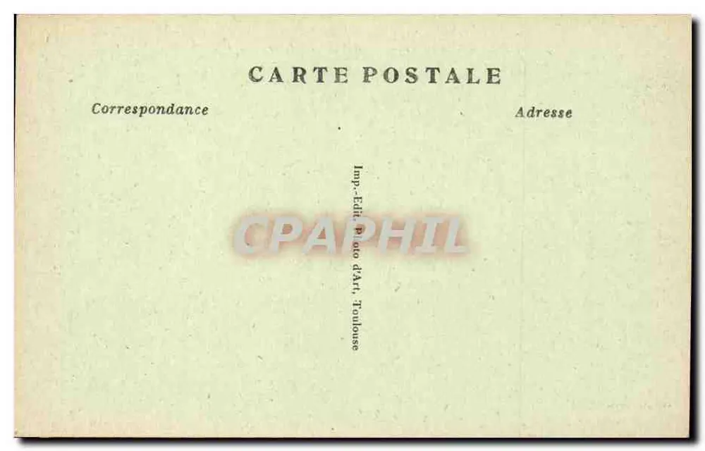 Toulouse — A Estação Matabiau — Foto Merlin, n°174 - Verso