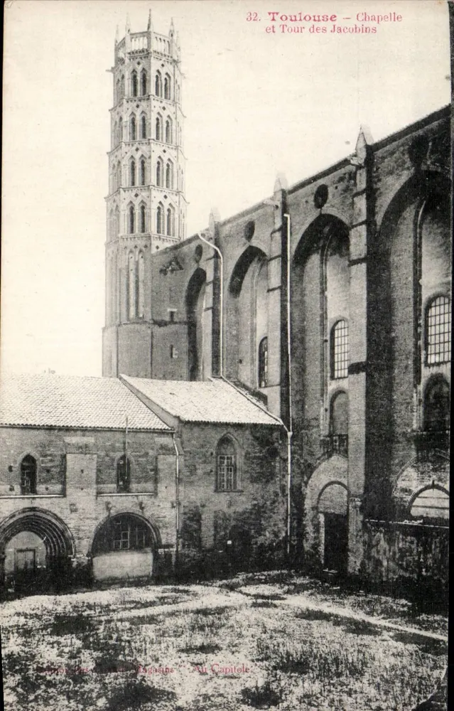 Toulouse — Kapelle und Turm der Jacobiner — Imp. Phot. d'Art, Toulouse - Vorderseite