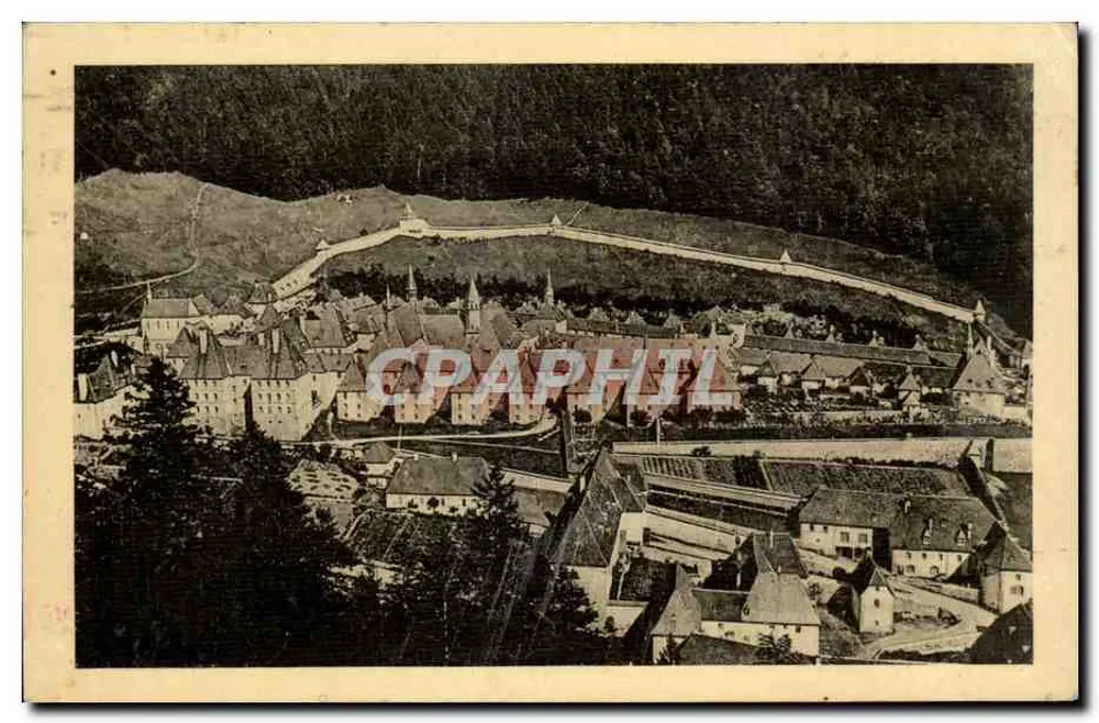 Mosteiro da Grande Chartreuse — Vista geral — Edição dos Monumentos Históricos, Paris - Frente