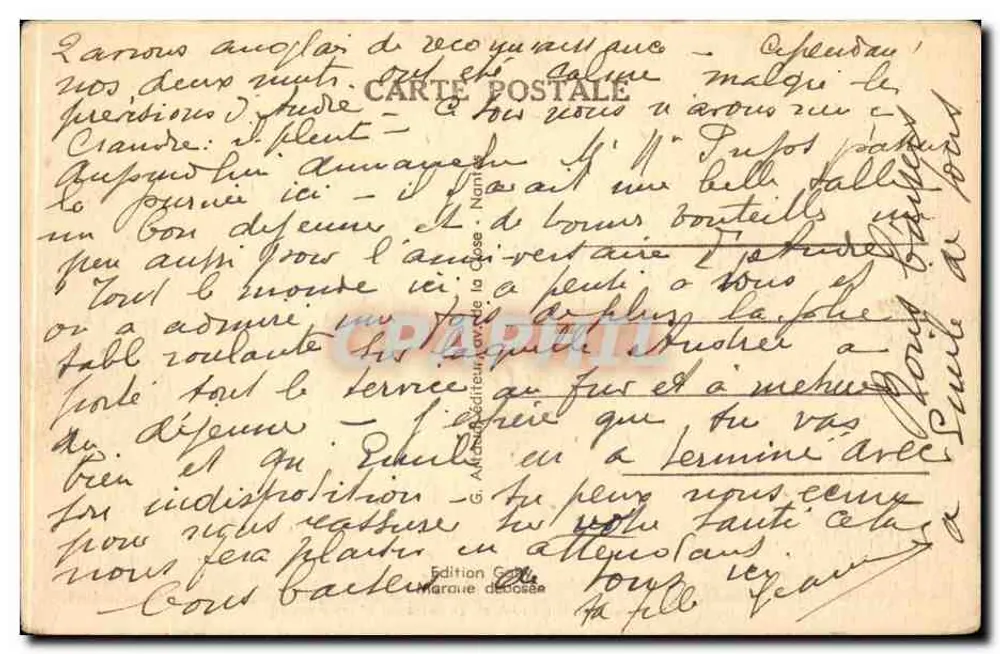 Junge Bigoudènes auf dem Weg zu einem Pardon — Bretagne — SAB - Rückseite