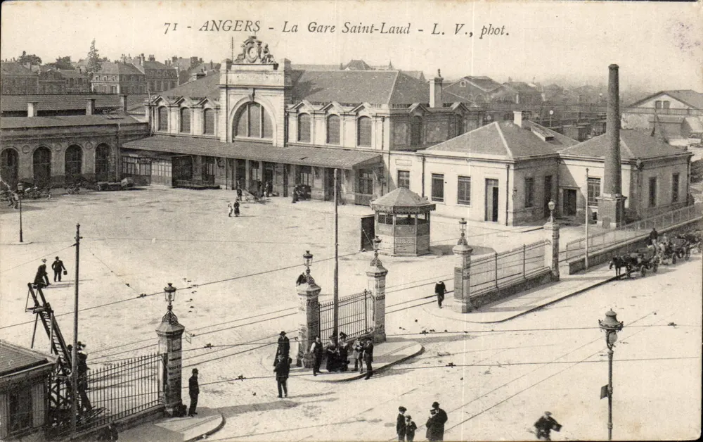 Angers - A Estação Saint-Laud — L. V., fot. — n°71 - Frente