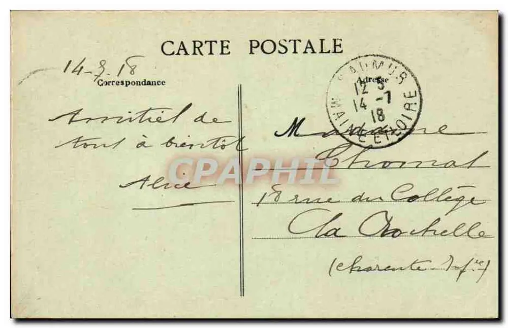 Cavaleiro e cocheiro em uma carruagem a cavalo — Foto Blancheard, Saumur — 52 - Verso