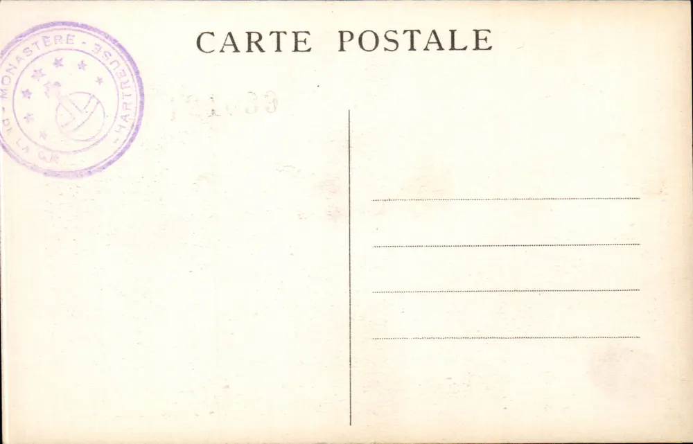 Dauphiné — Das Kloster Grande-Chartreuse — Allgemeine Ansicht — CI.A.V. — n°102 - Rückseite