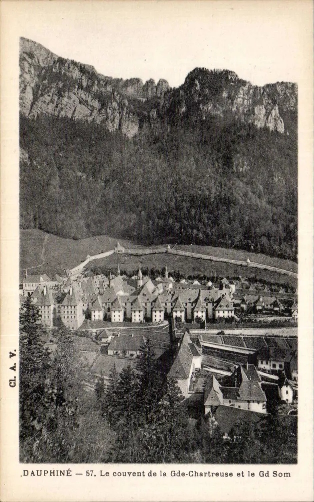 Dauphiné — O convento da Grande-Chartreuse e o Grand Som — CI.A.Y. — n°57 - Frente
