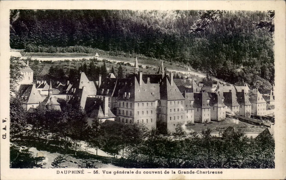 Dauphiné — Allgemeiner Blick auf das Kloster der Grande-Chartreuse — CL.A.V. 56 - Vorderseite