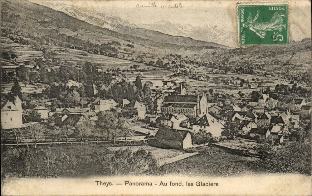 Theys — Panorama — Im Hintergrund, die Gletscher — Chloé Payerne - Vorderseite