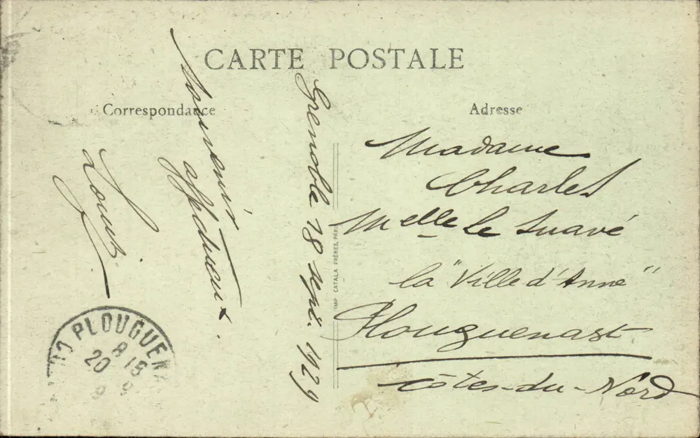 Grenoble - Die Quais, die Festungen und Sainte-Marie d'en haut — LE DAUPHINÉ, n°35 - Rückseite