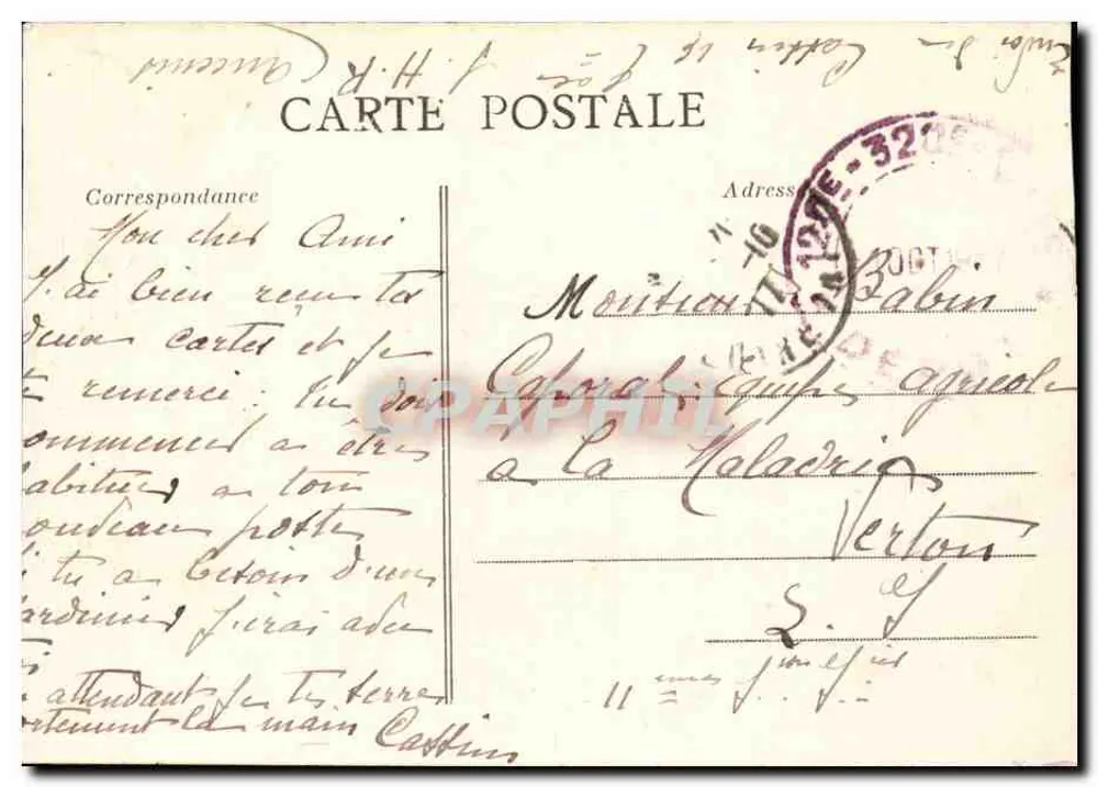 SAINT-MARS-LA-JAILLE — Gruppe von Schulkindern der Schule Saint Fernand — Coll. Dugue - Rückseite