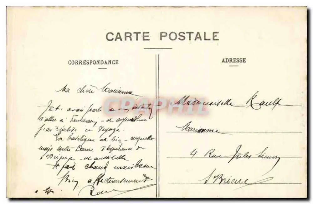 Evento de Pontmain — Côte d'Émeraude — Milh Lambert, Pontmain - Verso