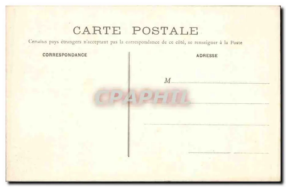 Lyon - Primatiale Saint-Jean — cadeira notável do século XIX — A. Michel, editor, Pl. Bellecour, 30 bis, Lyon - Verso