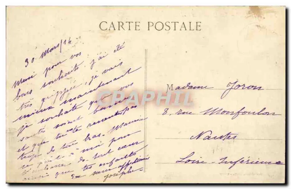 LYON - O Grande Teatro — S. PARGES, ED. - LYON, n° 5294 - Verso