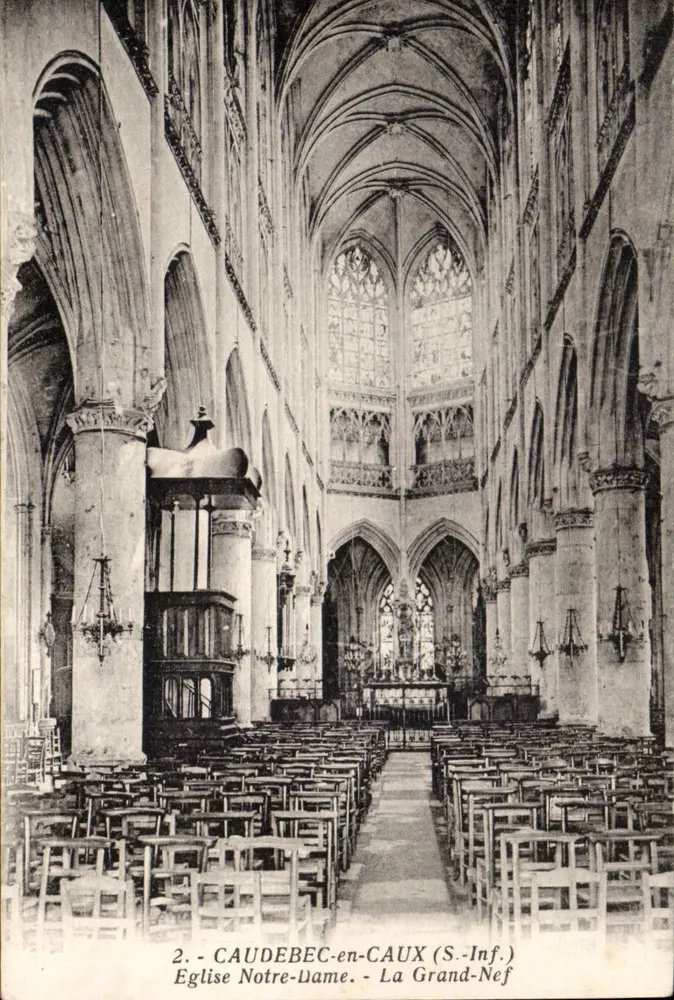 Caudebec-en-Caux (S.-Inf.) - Kirche Notre-Dame - Die Kirche - Vorderseite