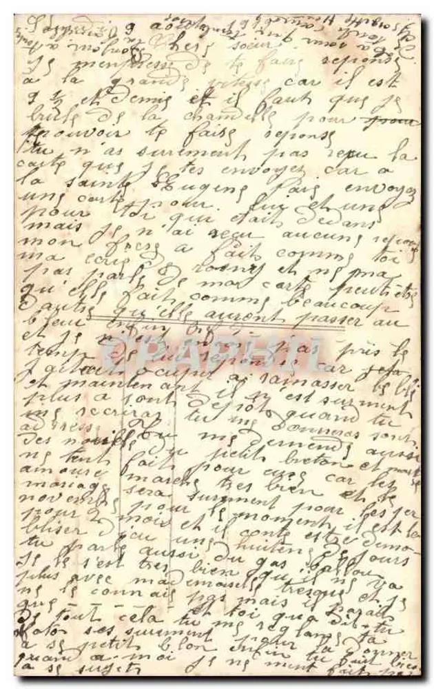 Liebe — Gedicht über die Liebe — La Favorite, n° 906 - Rückseite