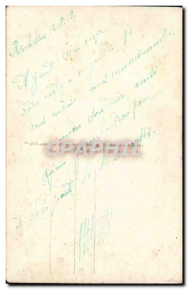 Liebespaar — romantische Szene — Verlag Waldissim, Barcelona - Rückseite