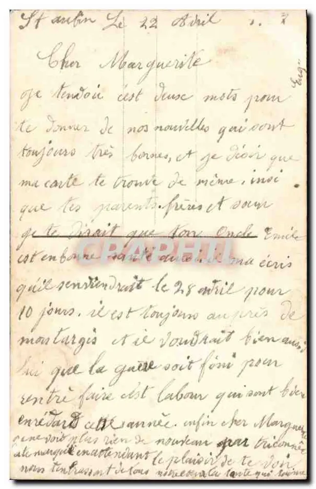 Ein Paar in Umarmung — romantische Ansichtskarte — Verlag DIX, Nr. 550 - Rückseite
